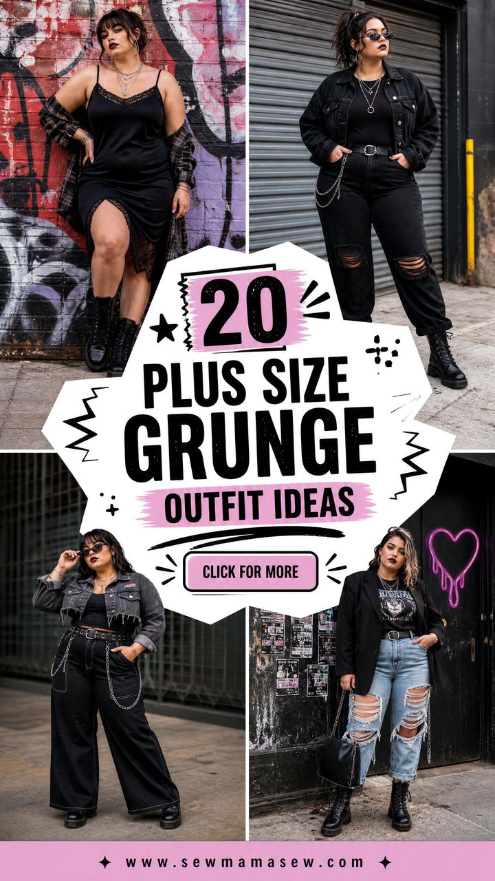 20 Plus Size Grunge Outfit Ideas for an Edgy Style Refresh - 20 Plus Size Grunge Outfit Ideas for an Edgy Style Refresh