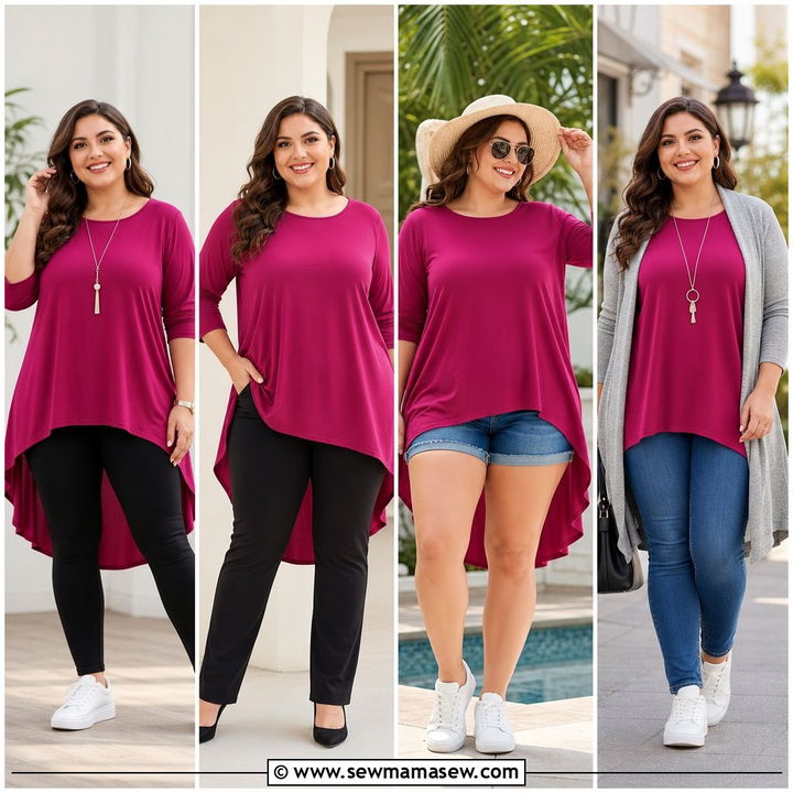 20 Plus Size High Low Top Outfit Ideas for Effortless Style