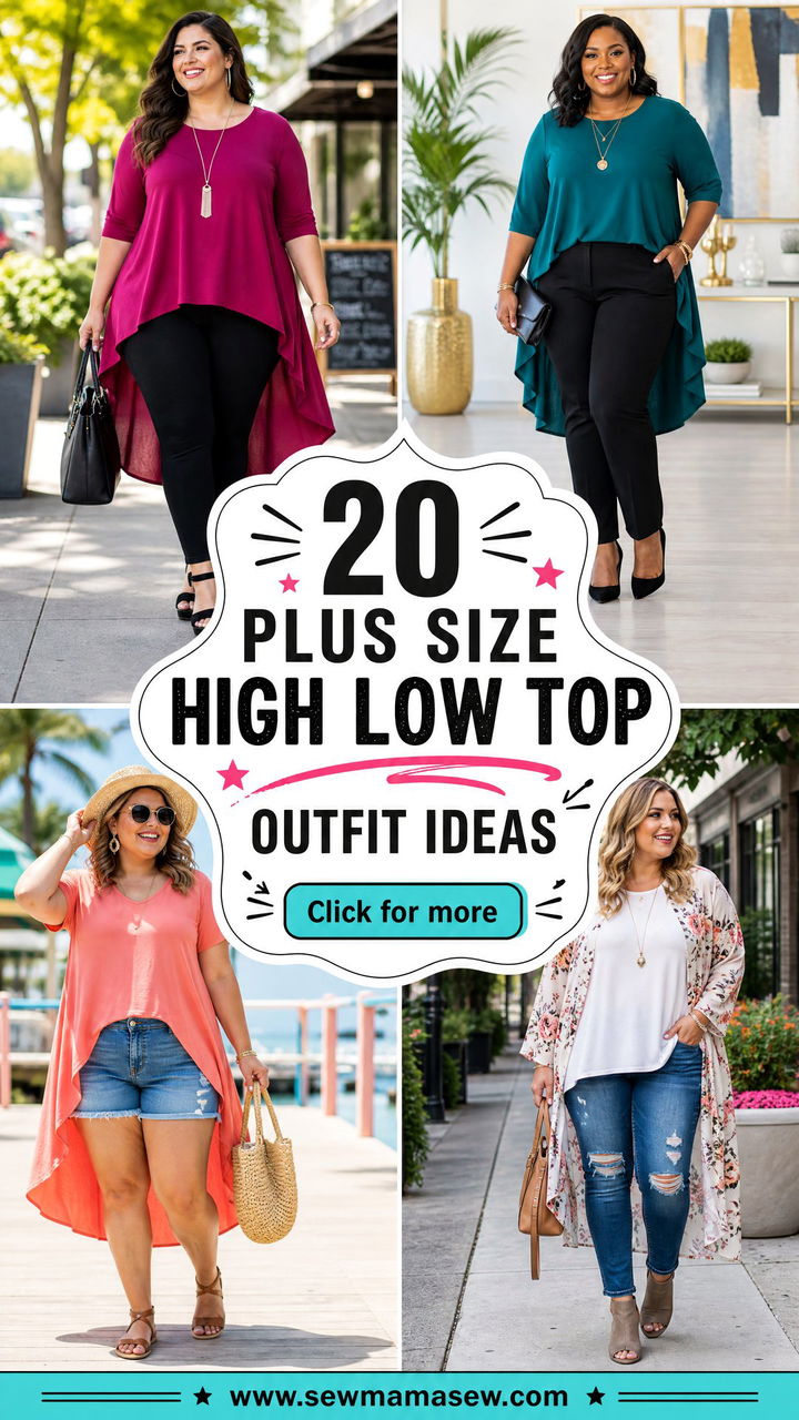 20 Plus Size High Low Top Outfit Ideas for Effortless Style - 20 Plus Size High Low Top Outfit Ideas for Effortless Style
