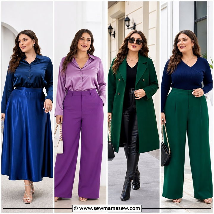 20 Plus Size Jewel Tone Outfit Ideas for Rich Seasonal Style