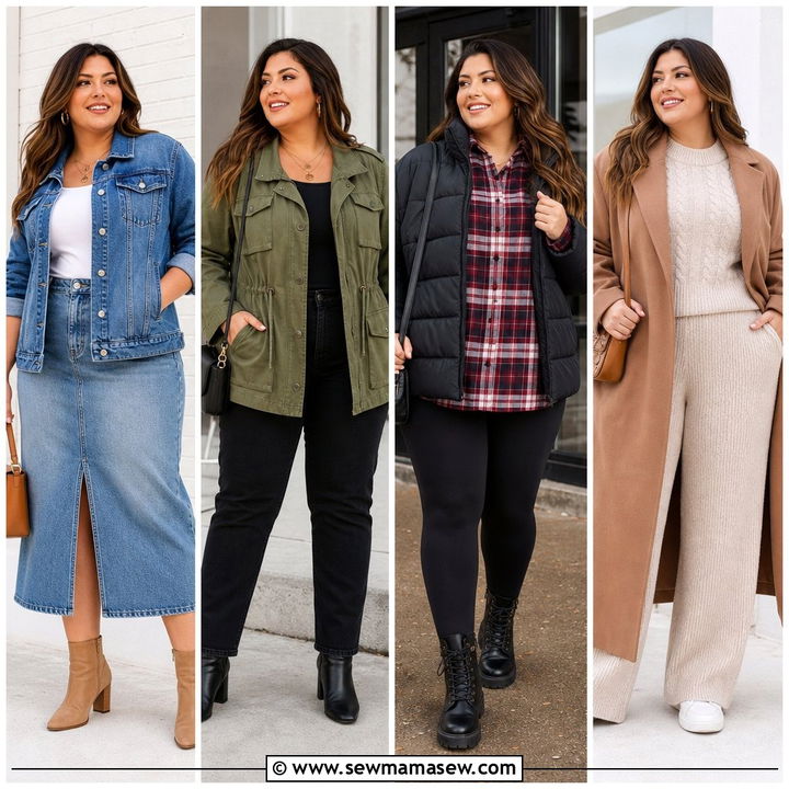 20 Plus Size Layered Fall Outfit Ideas for Cozy Autumn Style