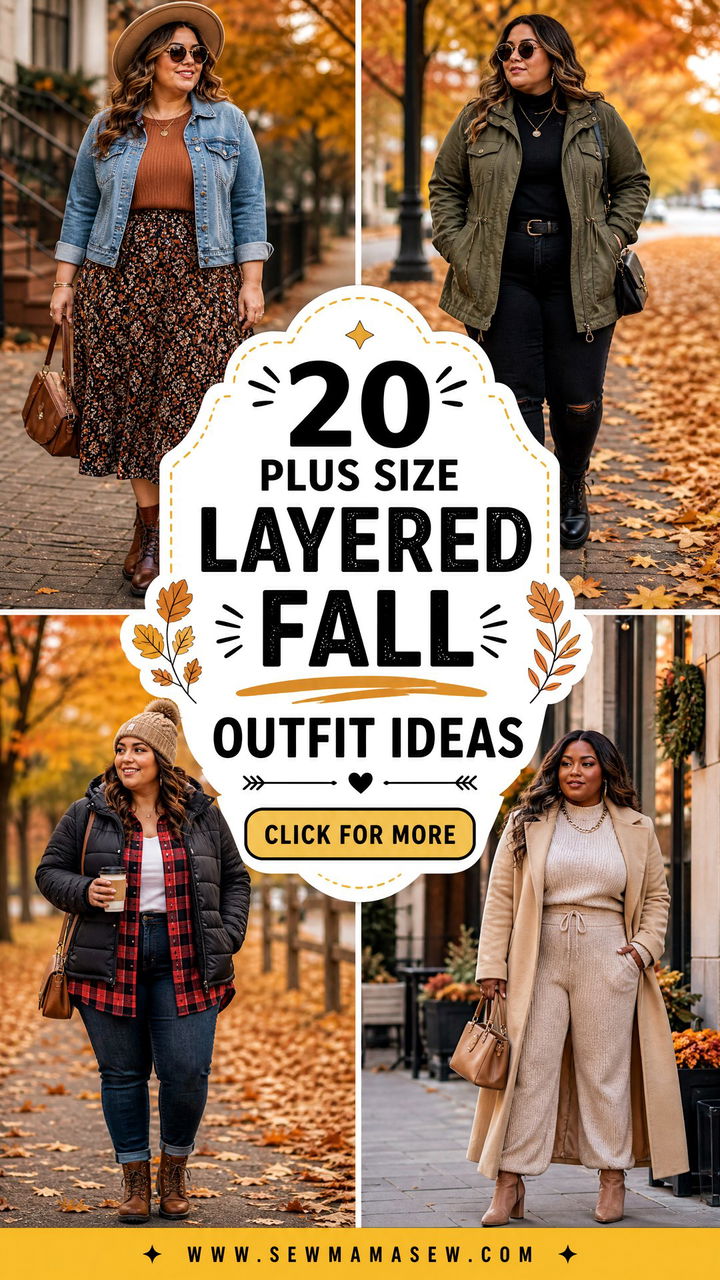 20 Plus Size Layered Fall Outfit Ideas for Cozy Autumn Style - 20 Plus Size Layered Fall Outfit Ideas for Cozy Autumn Style
