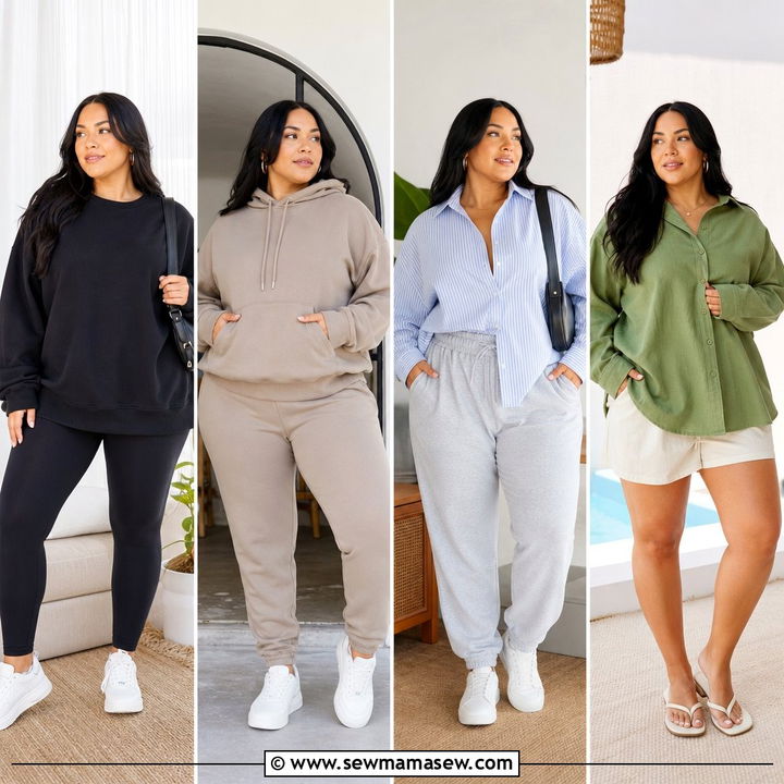 20 Plus Size Lazy Day Outfit Ideas for Comfy-Chic Style