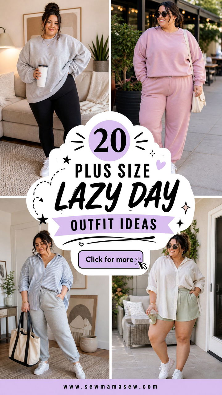 20 Plus Size Lazy Day Outfit Ideas for Comfy-Chic Style - 20 Plus Size Lazy Day Outfit Ideas for Comfy-Chic Style