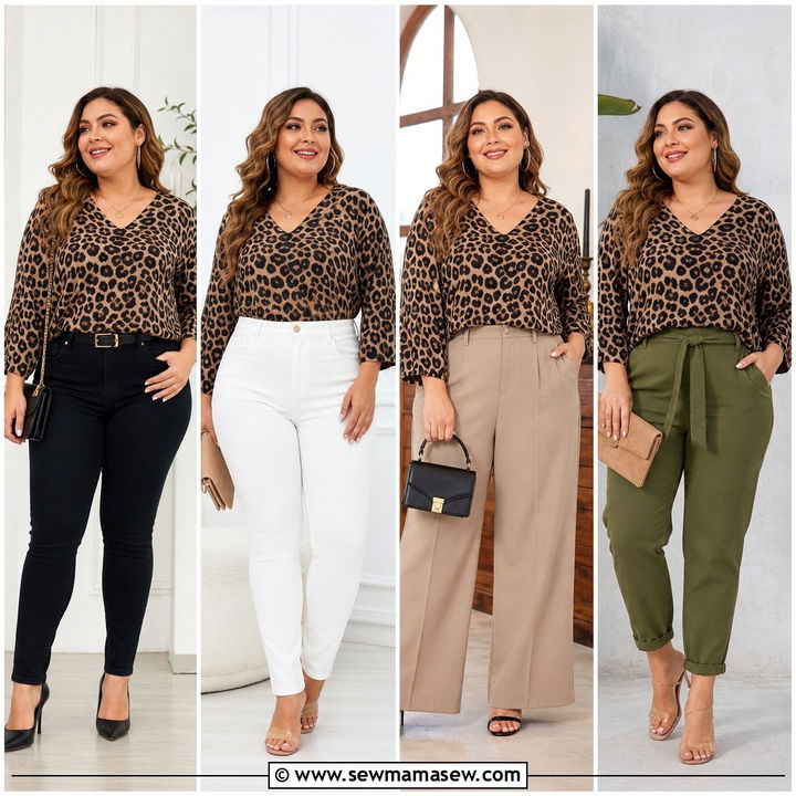 20 Plus Size Leopard Print Top Outfit Ideas for Bold Style