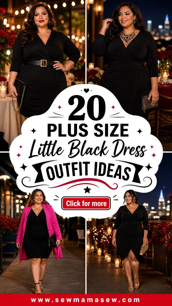 20 Plus Size Little Black Dress Outfit Ideas for Date Night - 20 Plus Size Little Black Dress Outfit Ideas for Date Night