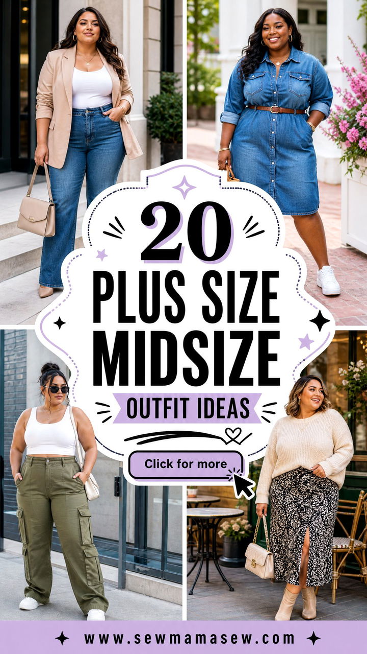 20 Plus Size Midsize Outfit Ideas for Effortless Style - 20 Plus Size Midsize Outfit Ideas for Effortless Style