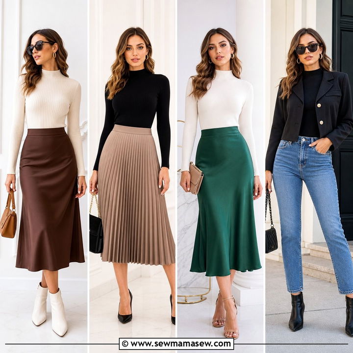 20 Plus Size Mock Neck Top Outfit Ideas for Polished Layering