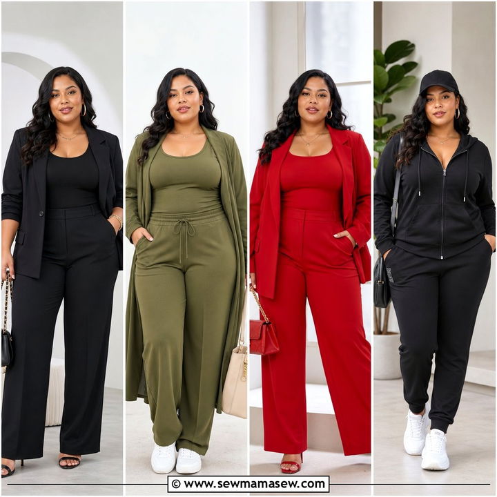 20 Plus Size Monochrome Outfit Ideas for Sleek Everyday Style