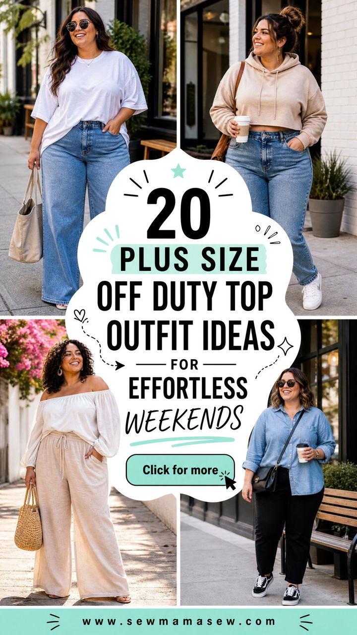 20 Plus Size Off Duty Top Outfit Ideas for Effortless Weekends - 20 Plus Size Off Duty Top Outfit Ideas for Effortless Weekends