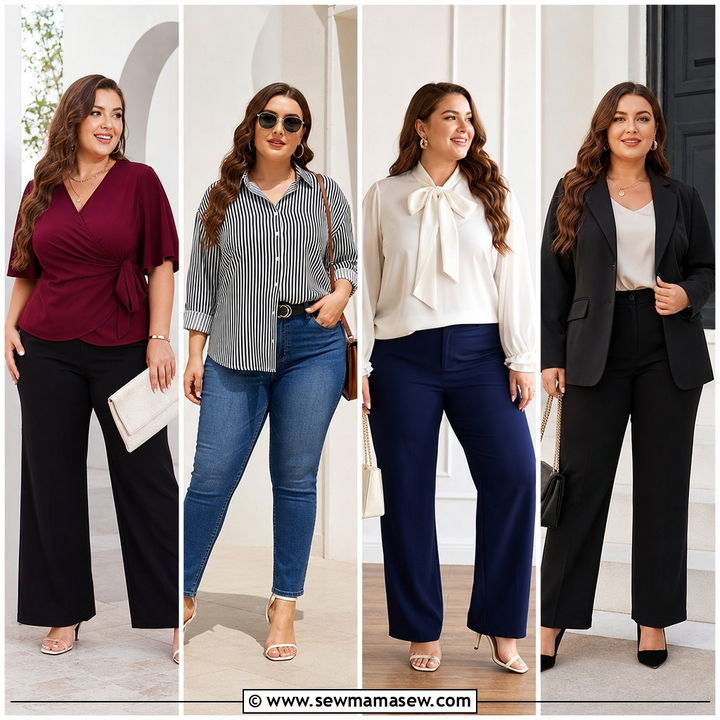 20 Plus Size Office Tops Outfit Ideas for Polished Workdays