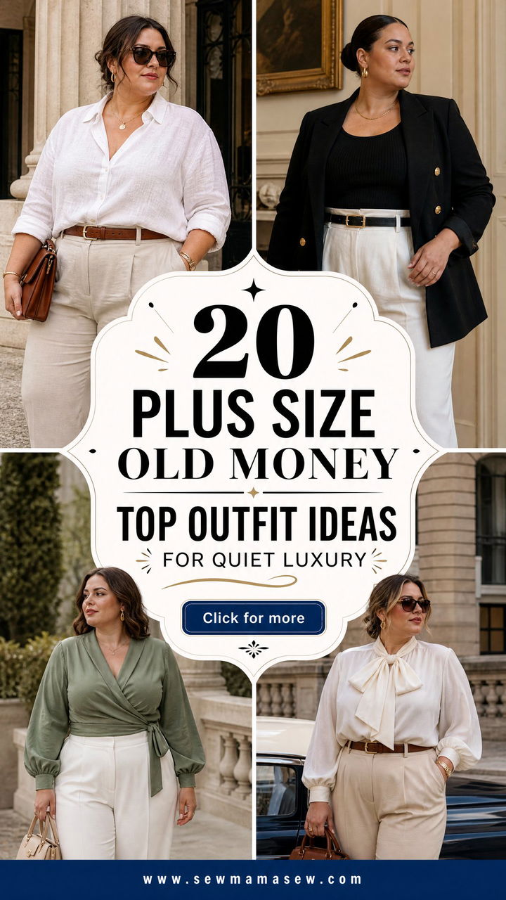 20 Plus Size Old Money Top Outfit Ideas for Quiet Luxury - 20 Plus Size Old Money Top Outfit Ideas for Quiet Luxury