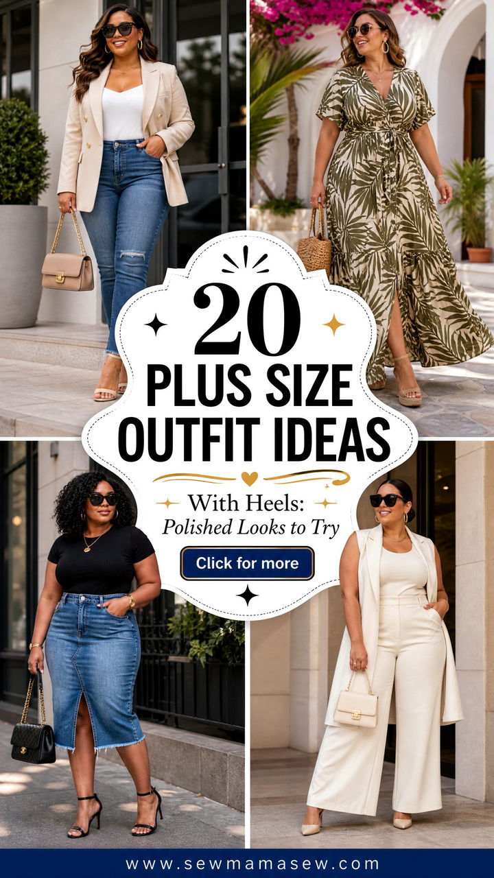 20 Plus Size Outfit Ideas With Heels Polished Looks to Try - 20 Plus Size Outfit Ideas With Heels: Polished Looks to Try