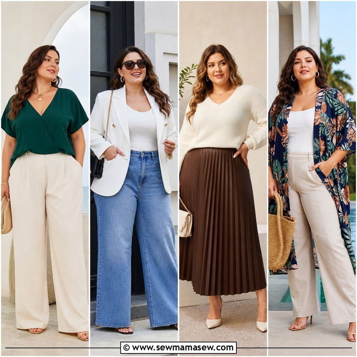 20 Plus Size Outfits for Broad Shoulders: Chic Styling Tips