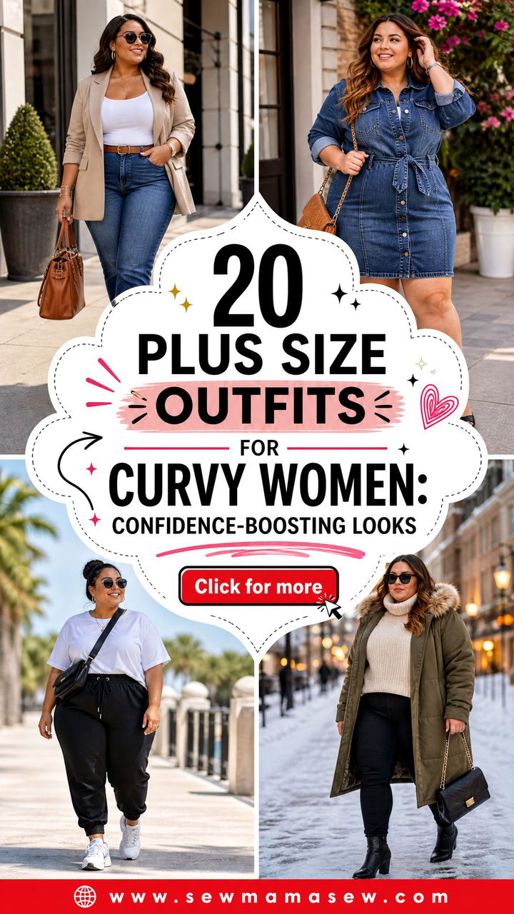 20 Plus Size Outfits for Curvy Women Confidence-Boosting Looks - 20 Plus Size Outfits for Curvy Women: Confidence-Boosting Looks