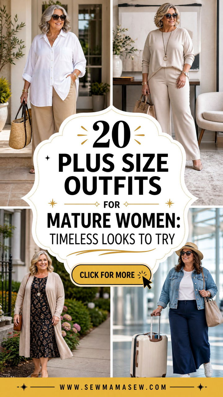 20 Plus Size Outfits for Mature Women Timeless Looks to Try - 20 Plus Size Outfits for Mature Women: Timeless Looks to Try
