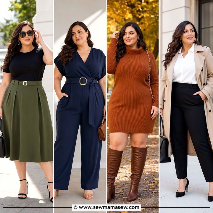 20 Plus Size Outfits for Rectangle Shape: Chic Styling Ideas