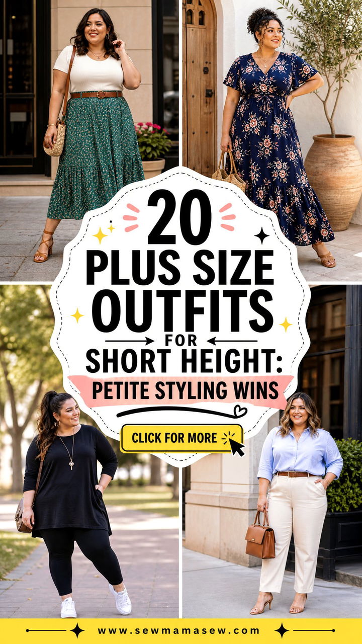 20 Plus Size Outfits for Short Height Petite Styling Wins - 20 Plus Size Outfits for Short Height: Petite Styling Wins