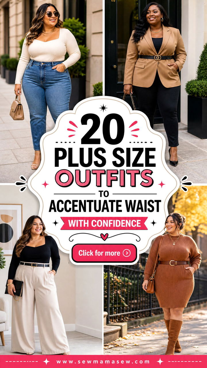 20 Plus Size Outfits to Accentuate Waist With Confidence - 20 Plus Size Outfits to Accentuate Waist With Confidence