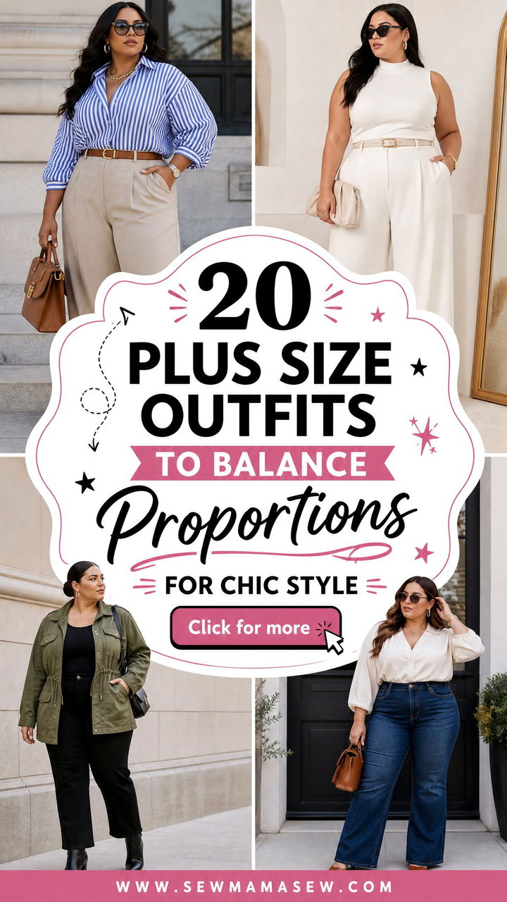20 Plus Size Outfits to Balance Proportions for Chic Style - 20 Plus Size Outfits to Balance Proportions for Chic Style