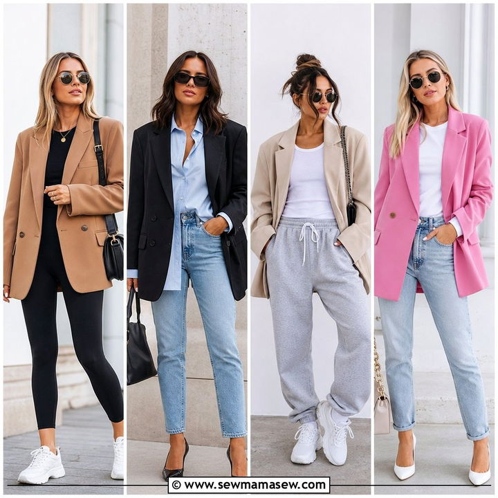 20 Plus Size Oversized Blazer Outfit Ideas for Polished Style