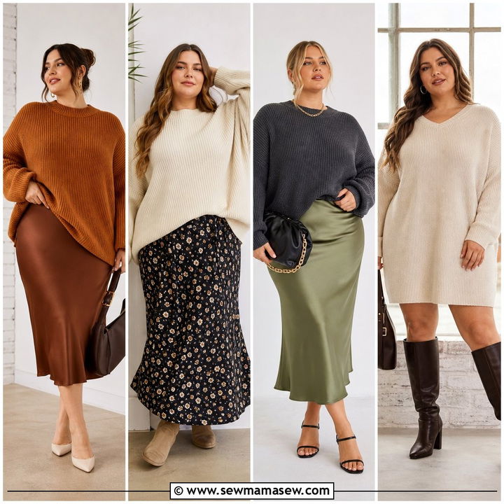 20 Plus Size Oversized Sweater Outfit Ideas for Cozy Style