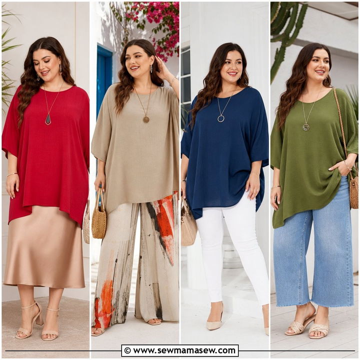 20 Plus Size Oversized Tunic Outfit Ideas for Easy Daily Style