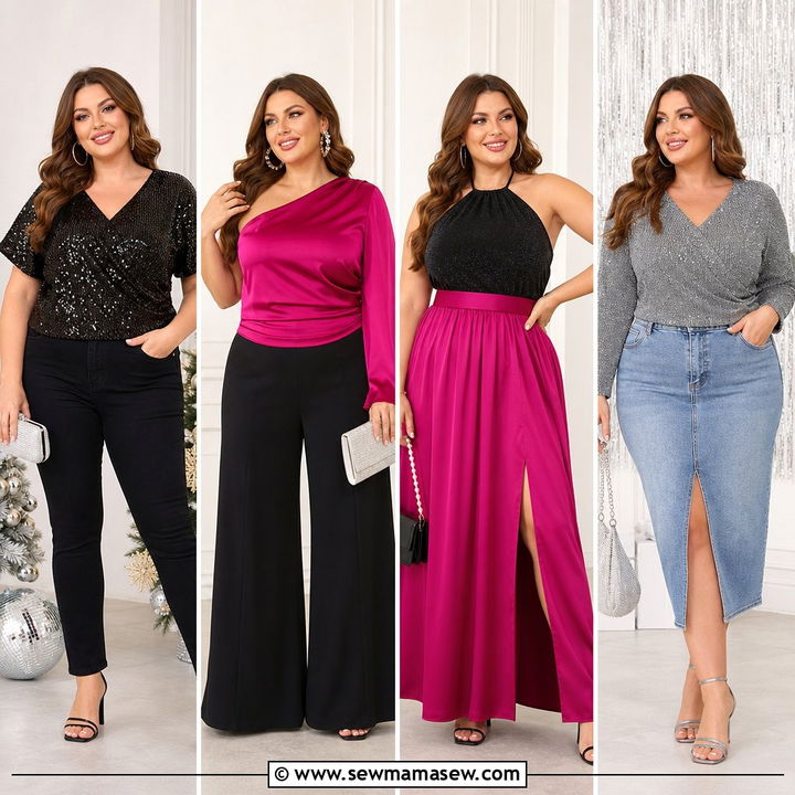 20 Plus Size Party Top Outfit Ideas for Standout Evening Style