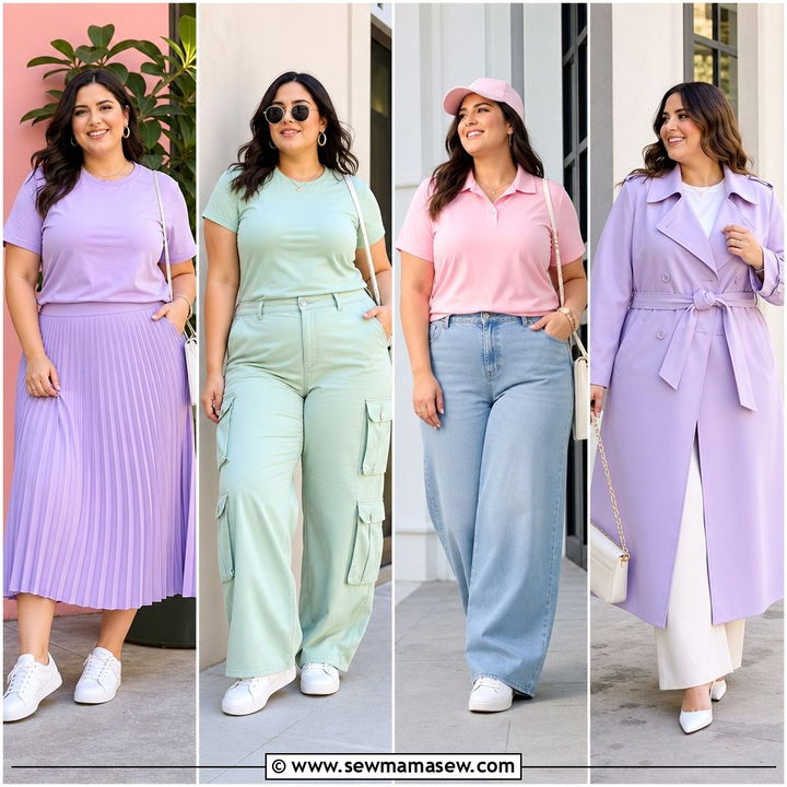 20 Plus Size Pastel Outfit Ideas for Fresh Spring Style
