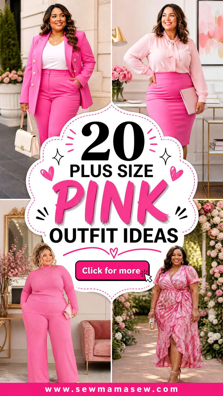 20 Plus Size Pink Outfit Ideas for a Confident Color Pop - 20 Plus Size Pink Outfit Ideas for a Confident Color Pop