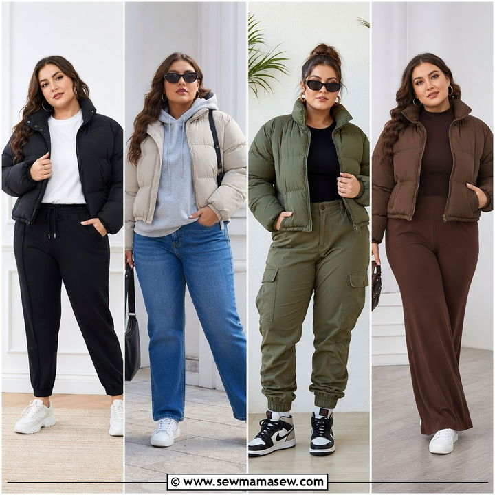 20 Plus Size Puffer Jacket Outfit Ideas for Winter Chic