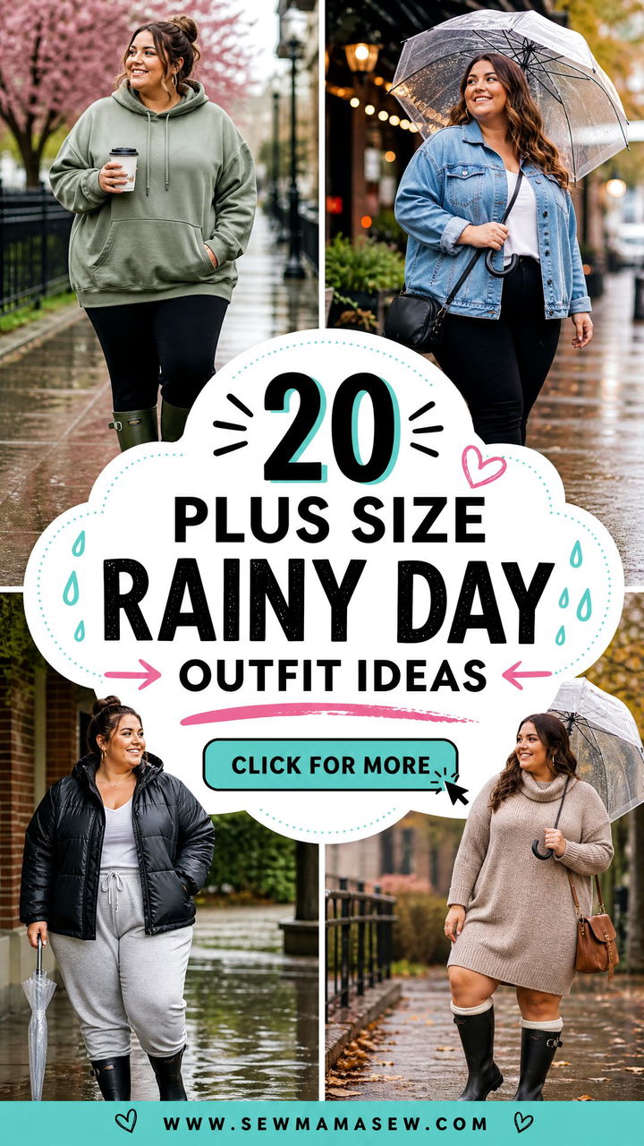 20 Plus Size Rainy Day Outfit Ideas to Stay Chic and Dry - 20 Plus Size Rainy Day Outfit Ideas to Stay Chic and Dry