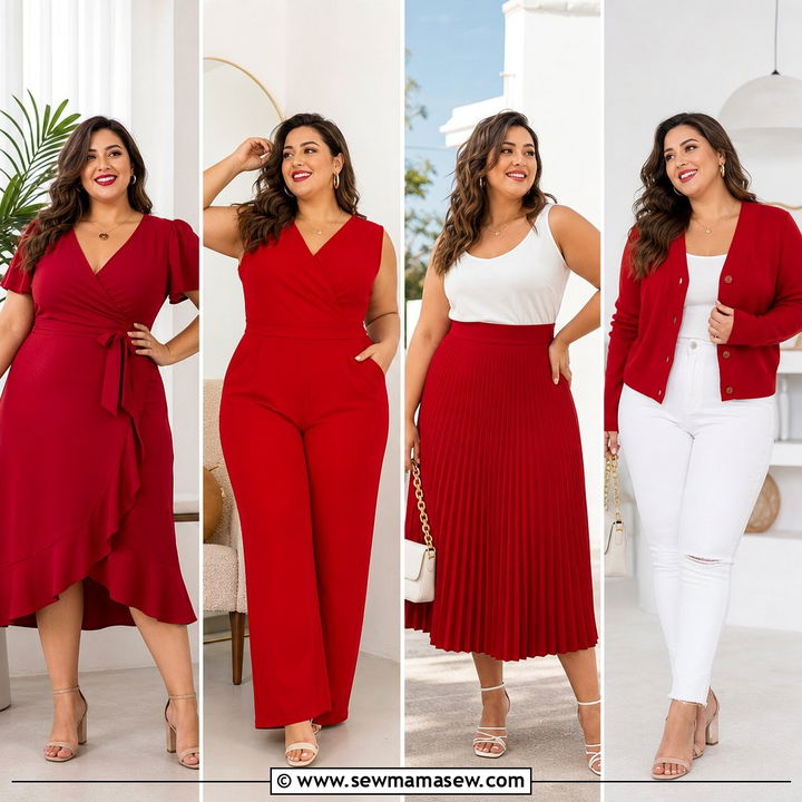 20 Plus Size Red Outfit Ideas for Bold, Confident Style Now
