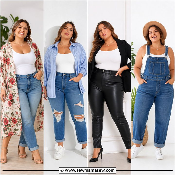 20 Plus Size Scoop Neck Tank Top Outfit Ideas for Summer