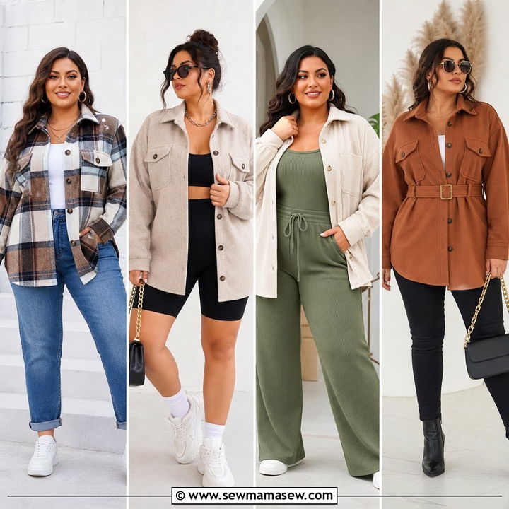 20 Plus Size Shacket Outfit Ideas for Effortless Fall Style
