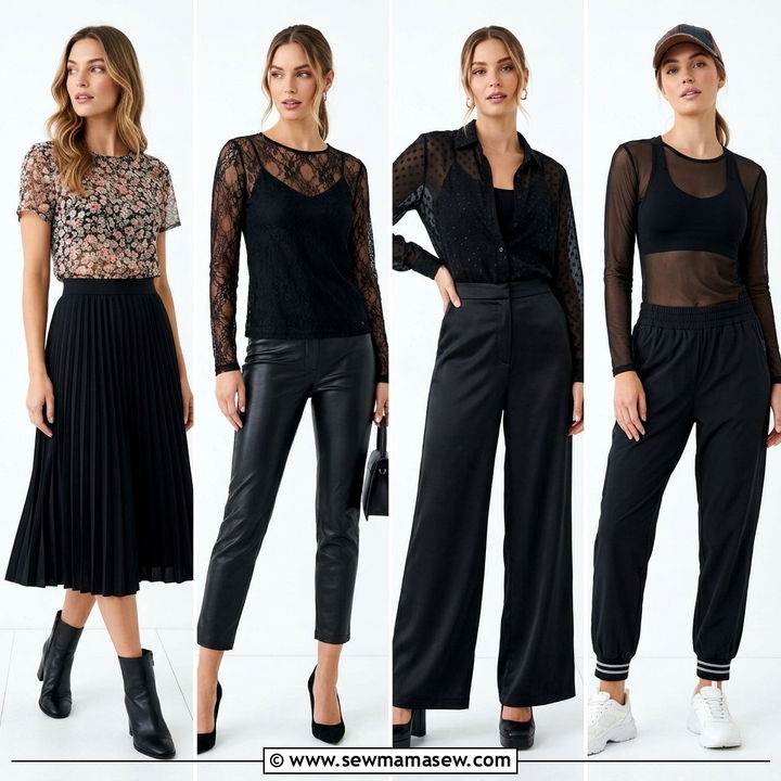 20 Plus Size Sheer Top Outfit Ideas for Confident Nights