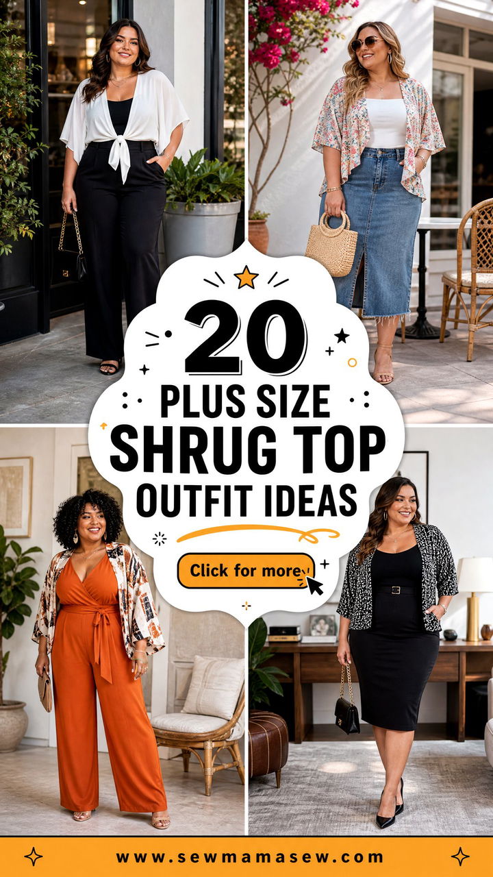 20 Plus Size Shrug Top Outfit Ideas for Chic Layered Looks - 20 Plus Size Shrug Top Outfit Ideas for Chic Layered Looks