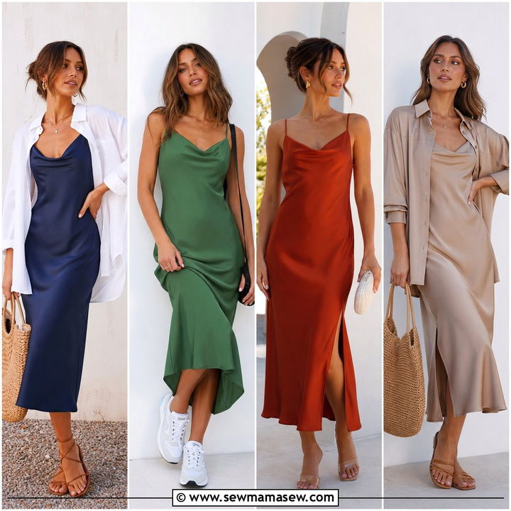 20 Plus Size Slip Dress Outfit Ideas for Effortless Elegance