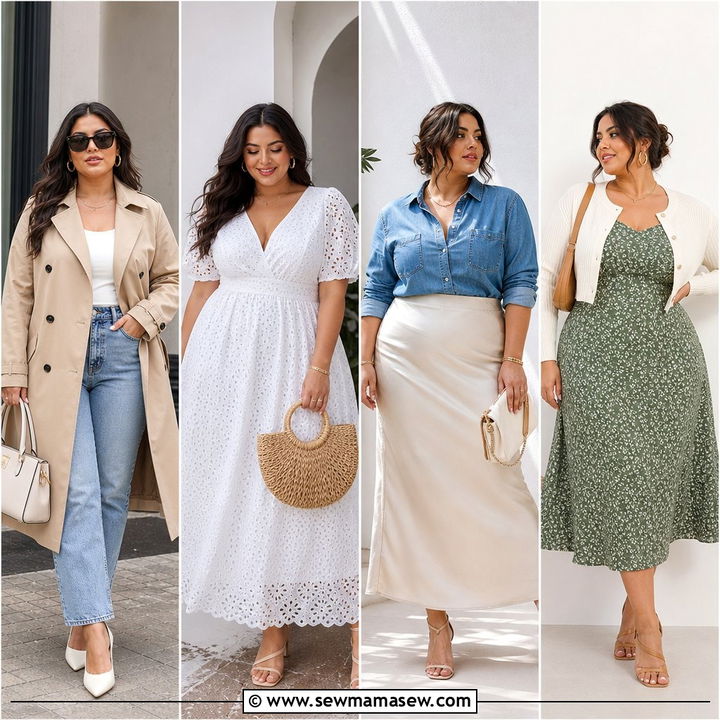 20 Plus Size Spring Fashion Outfit Ideas for Seasonal Style
