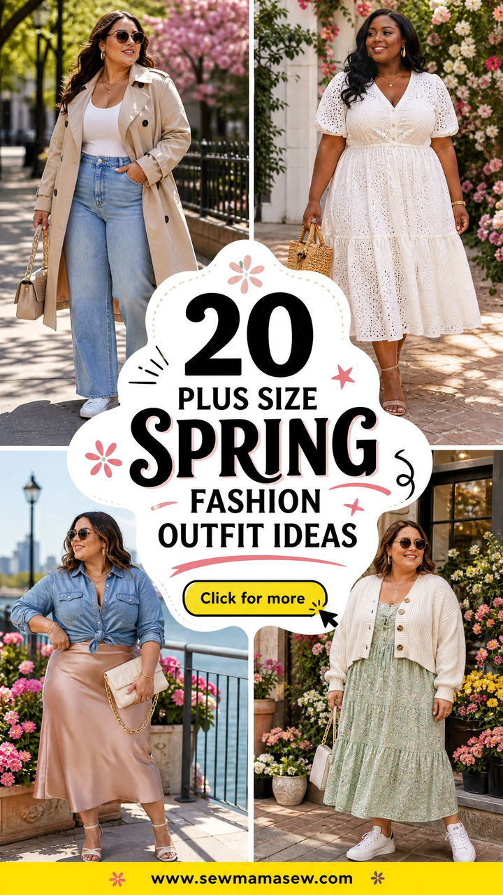 20 Plus Size Spring Fashion Outfit Ideas for Seasonal Style - 20 Plus Size Spring Fashion Outfit Ideas for Seasonal Style