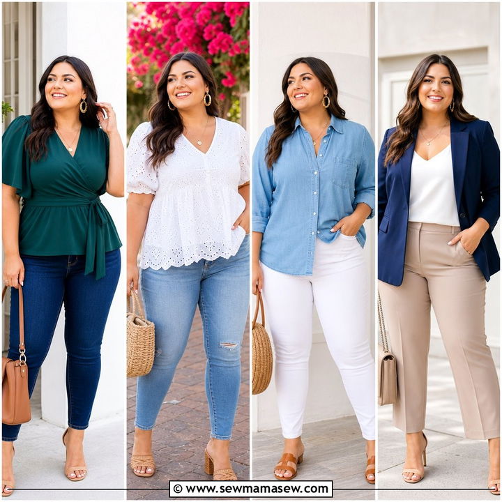 20 Plus Size Spring Top Outfit Ideas for Fresh Seasonal Style
