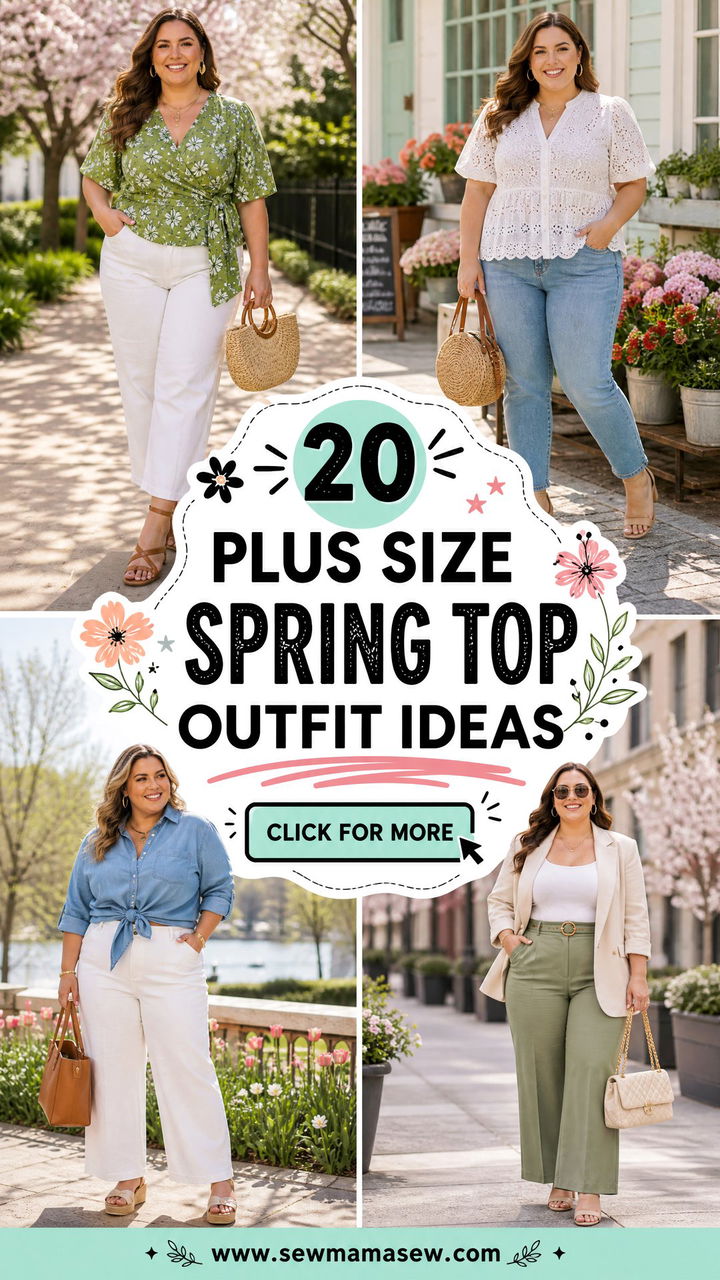 20 Plus Size Spring Top Outfit Ideas for Fresh Seasonal Style - 20 Plus Size Spring Top Outfit Ideas for Fresh Seasonal Style