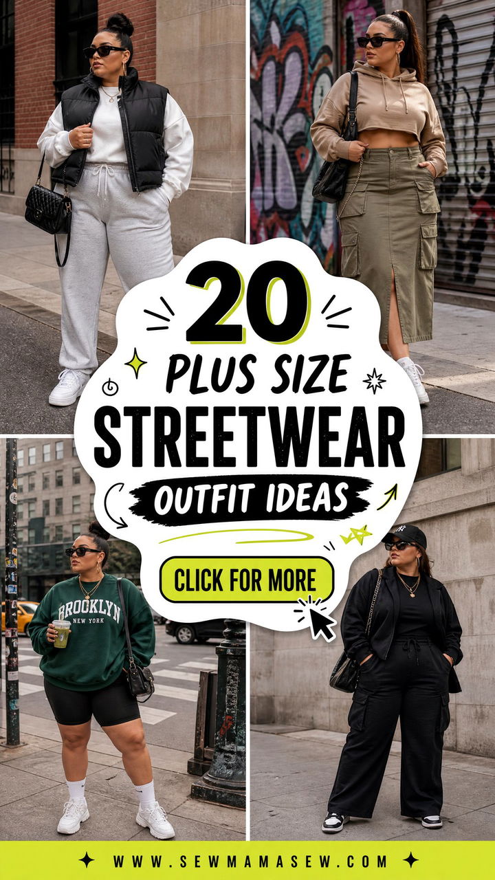 20 Plus Size Streetwear Outfit Ideas for Bold Everyday Edge - 20 Plus Size Streetwear Outfit Ideas for Bold Everyday Edge