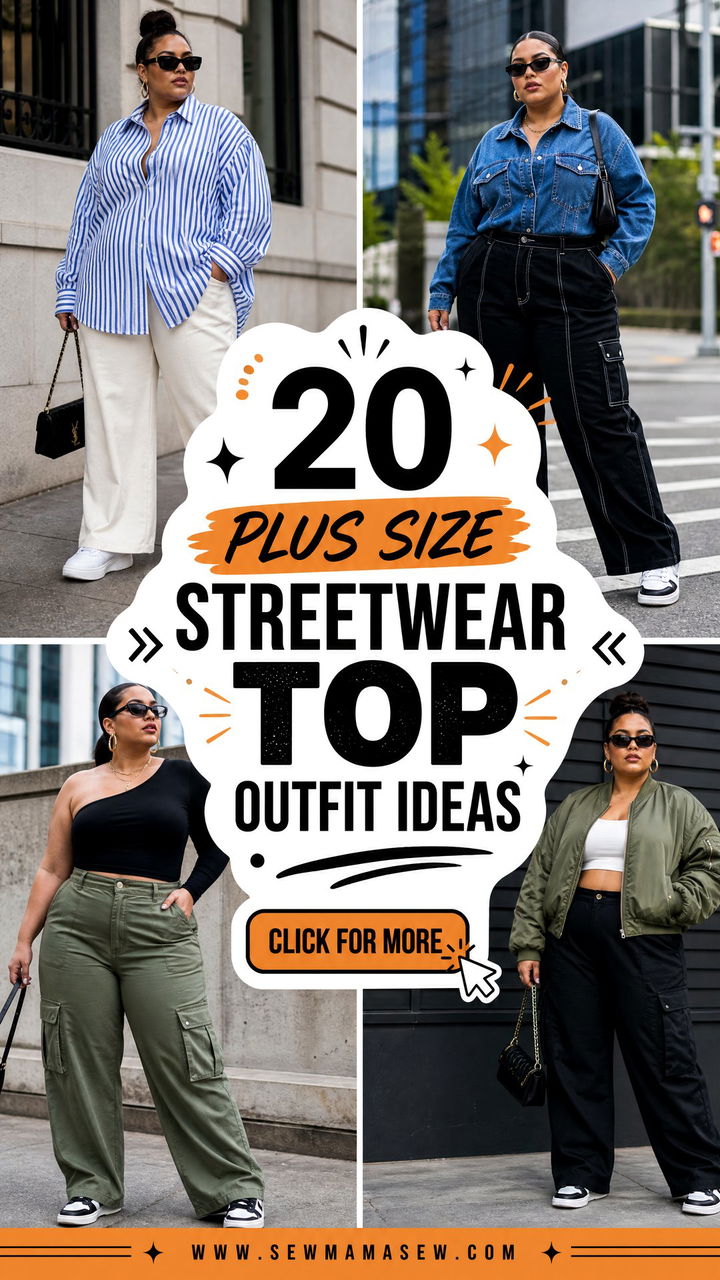 20 Plus Size Streetwear Top Outfit Ideas for Effortless Edge - 20 Plus Size Streetwear Top Outfit Ideas for Effortless Edge