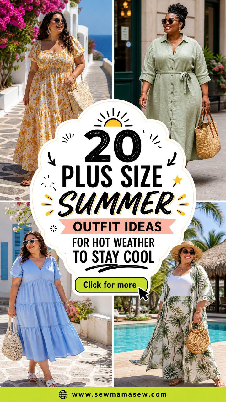 20 Plus Size Summer Outfit Ideas for Hot Weather to Stay Cool - 20 Plus Size Summer Outfit Ideas for Hot Weather to Stay Cool