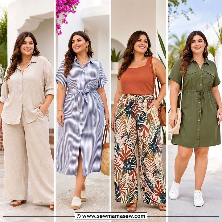 20 Plus Size Summer Outfit Ideas for Women Over 40 to Try
