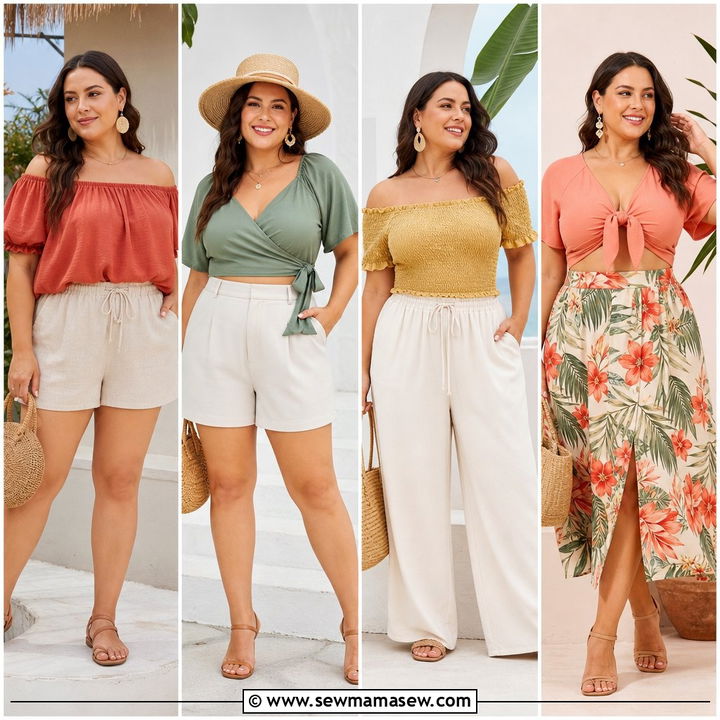 20 Plus Size Summer Top Outfit Ideas for Effortless Styling