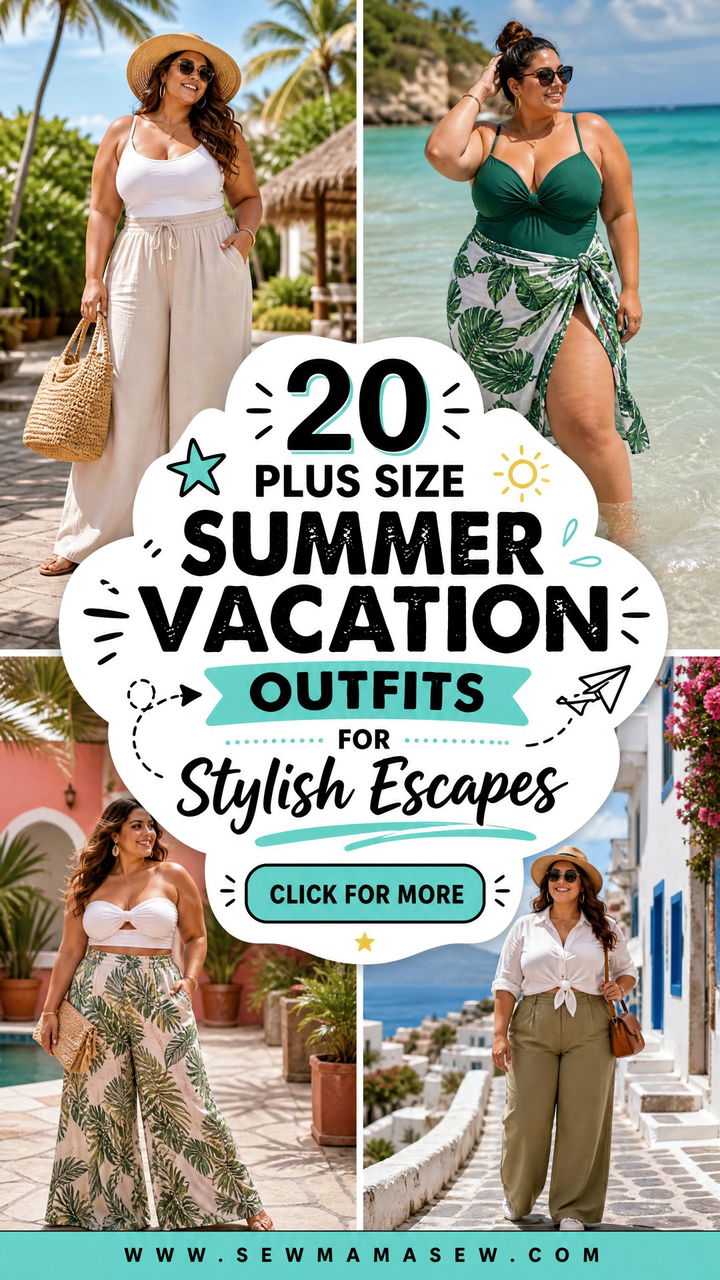 20 Plus Size Summer Vacation Outfits for Stylish Escapes - 20 Plus Size Summer Vacation Outfits for Stylish Escapes