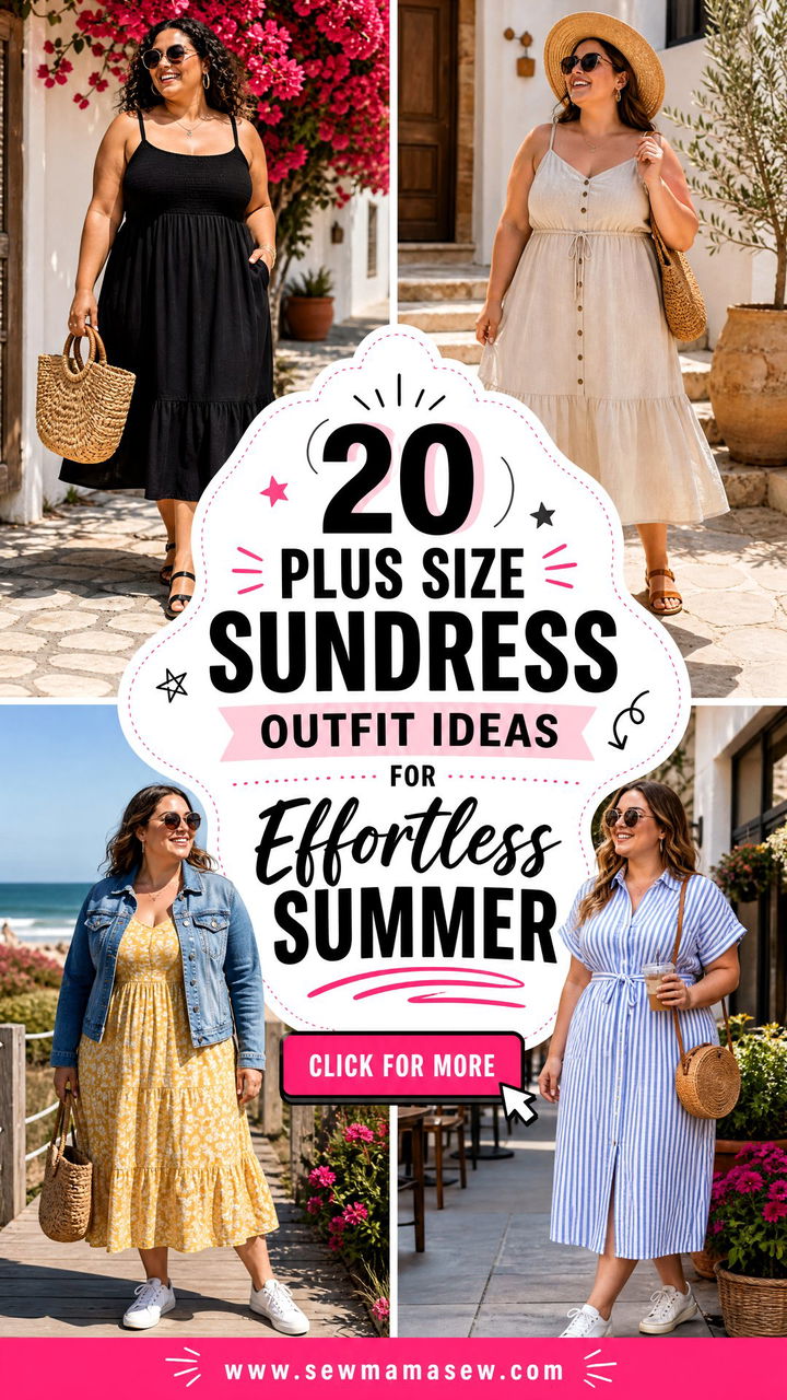 20 Plus Size Sundress Outfit Ideas for Effortless Summer - 20 Plus Size Sundress Outfit Ideas for Effortless Summer