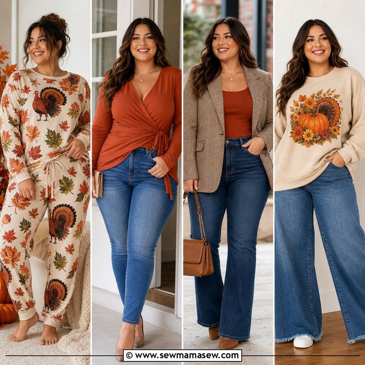 20 Plus Size Thanksgiving Outfit Ideas Casual Made Cozy and Chic